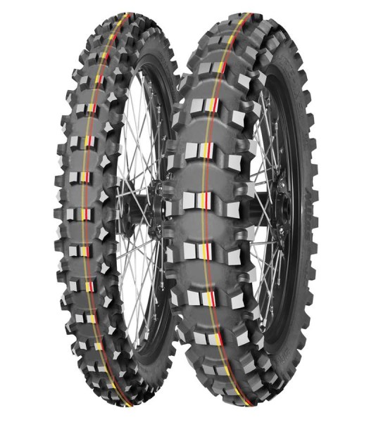 MITAS - TERRA FORCE MX SM RED&YELLOW SOFT TO MEDIUM